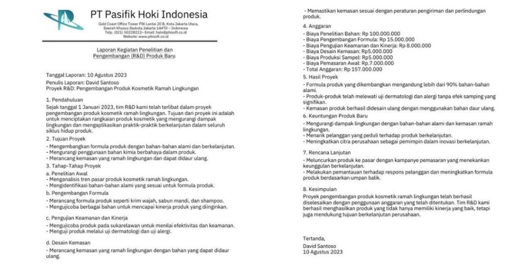 20 Contoh Laporan Kegiatan untuk Sekolah dan Organisasi