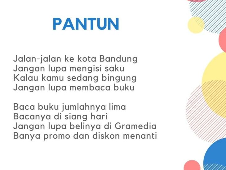 Berbagai Contoh Seloka yang Mengandung Kearifan Lokal
