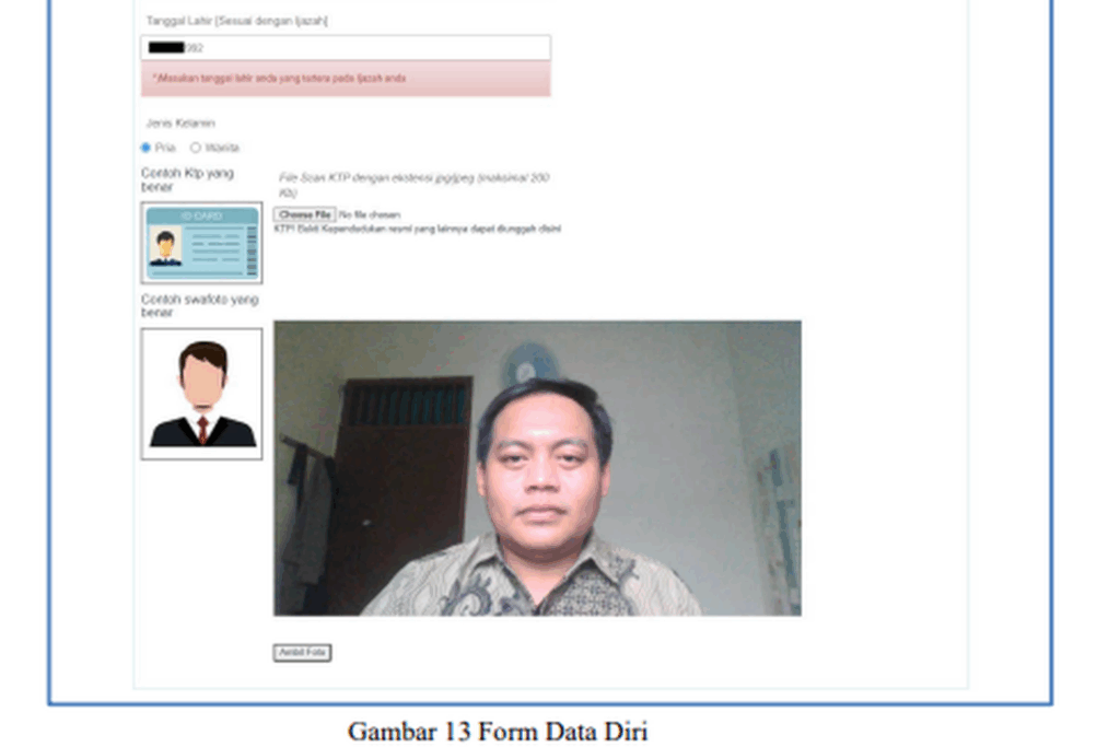 Cara Mengambil Swafoto CPNS yang Memenuhi Syarat Administrasi