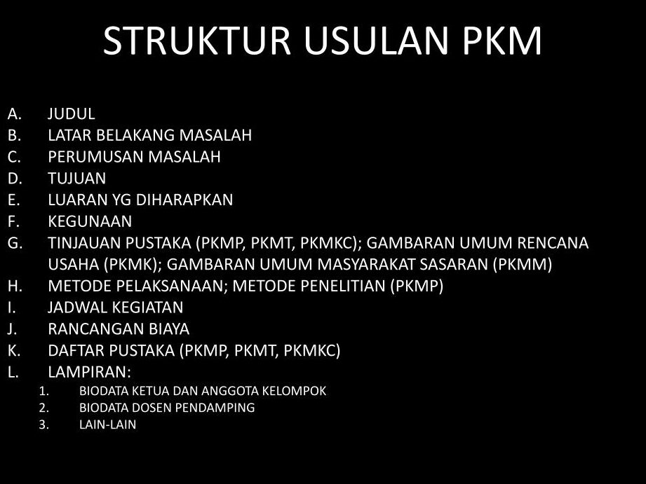 Contoh Proposal PKM: Struktur dan Elemen Pentingnya