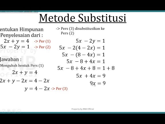 contoh-soal-spldv-metode-substitusi-dan-penyelesaiannya Contoh Soal SPLDV Metode Substitusi dan Penyelesaiannya