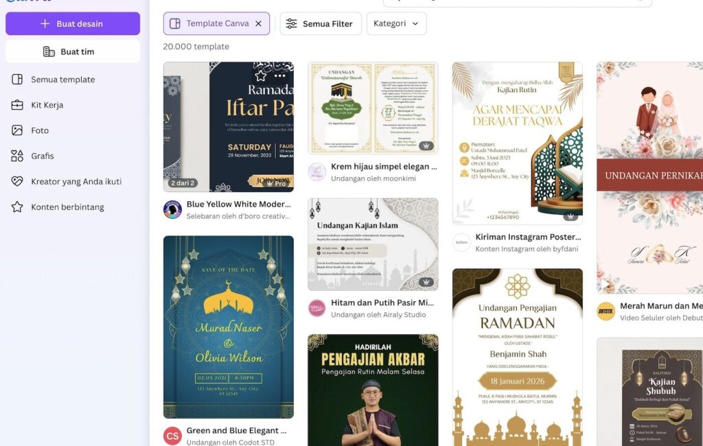 Contoh Undangan Pengajian Menarik dan Mudah Disesuaikan