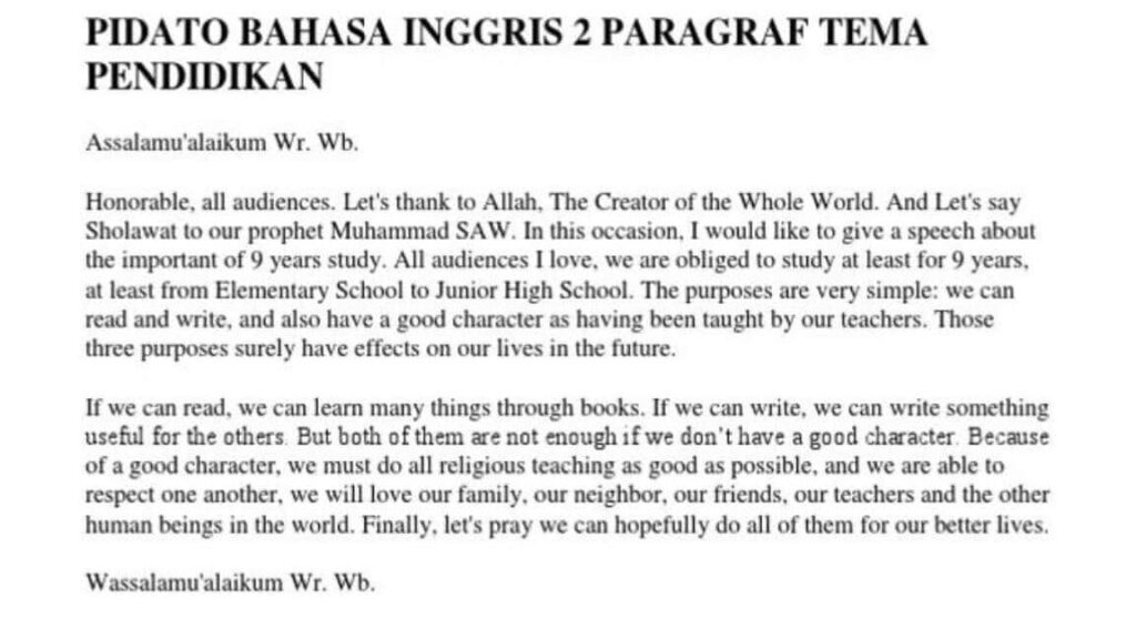 Pidato Bahasa Inggris Singkat: Contoh dan Tips Penyampaian
